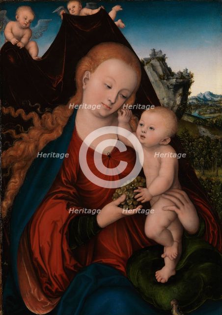 The Virgin and Child with a Bunch of Grapes, c. 1525.