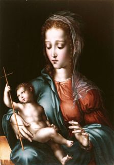 The Virgin and Child with a Spindle, 1566. Creator: Luis de Morales