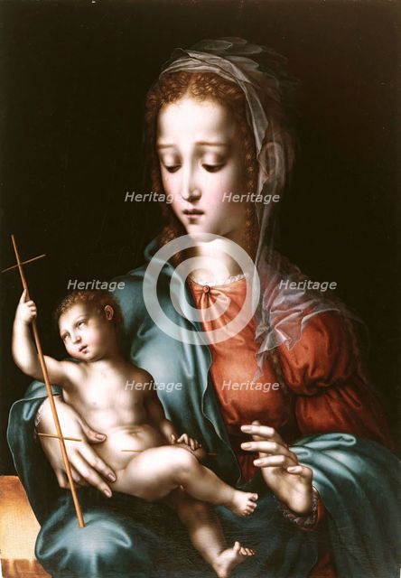 The Virgin and Child with a Spindle, 1566. Creator: Luis de Morales.