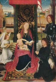 The Virgin and Child with an Angel c1480. Artist: Hans Memling