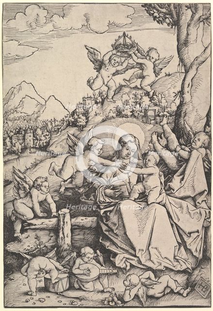 The Virgin and Child with Eight Angels in a Landscape, 1511. Creator: Hans Baldung.