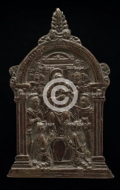 The Virgin and Child with Four Saints, 15th century. Creator: Unknown.