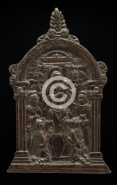 The Virgin and Child with Four Saints, 15th century. Creator: Unknown.