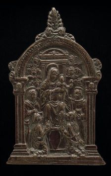 The Virgin and Child with Four Saints, 15th century. Creator: Unknown