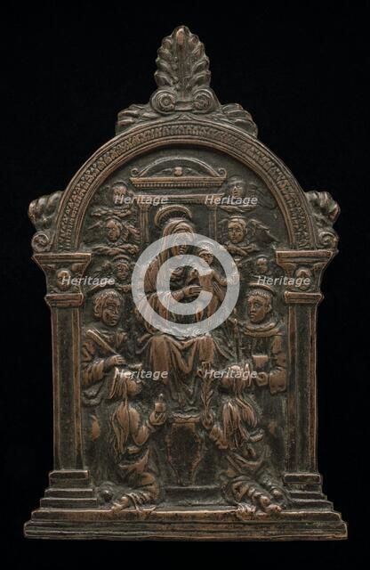 The Virgin and Child with Four Saints, 15th century. Creator: Unknown.