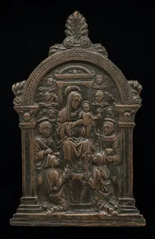 The Virgin and Child with Four Saints, 15th century. Creator: Unknown