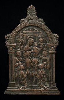 The Virgin and Child with Four Saints, 15th century. Creator: Unknown