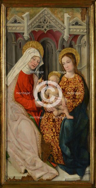 The Virgin and Child with Saint Anne, 1480-1485. Creator: Lonhy; Antoine de (active 1446-1490).