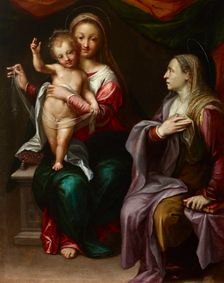 The Virgin and Child with Saint Anne, 16th century. Creator: Unknown