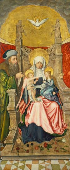 The Virgin and Child with Saint Anne and Joachim, c1505. Creator: Martin Kaldenbach