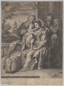 The Virgin and Child with Saint Anne and Joseph, ca. 1650-1700. Creator: Anon