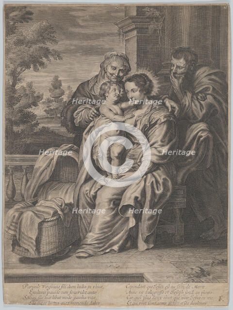 The Virgin and Child with Saint Anne and Joseph, ca. 1650-1700. Creator: Anon.