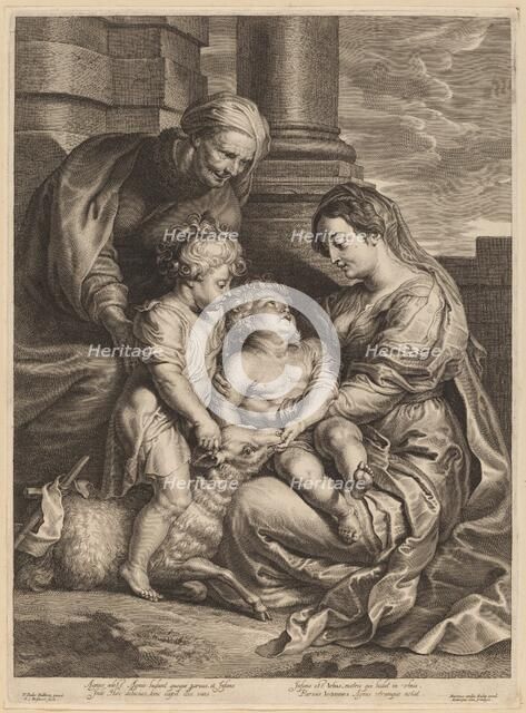 The Virgin and Child with Saint Anne and Saint John. Creator: Boetius Adams Bolswert.