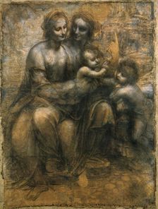 The Virgin and Child with Saint Anne and Saint John the Baptist, c1500. Artist: Leonardo da Vinci