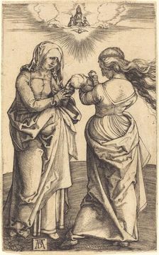 The Virgin and Child with Saint Anne, c. 1500. Creator: Albrecht Durer