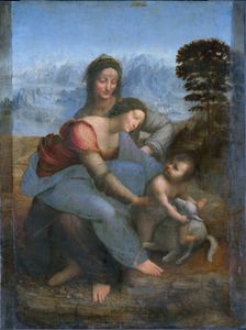 The Virgin and Child with Saint Anne, c.1508. Creator: Leonardo da Vinci (1452-1519)