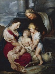 The Virgin and Child with Saint Elizabeth and Saint John the Baptist, 1618. Creator: Peter Paul Rubens