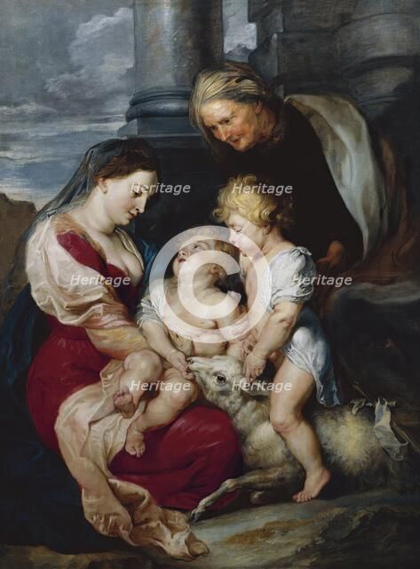The Virgin and Child with Saint Elizabeth and Saint John the Baptist, 1618. Creator: Peter Paul Rubens.