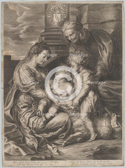 The Virgin and Child with Saint Elizabeth and Saint John the Baptist, ca. 1650-1700. Creator: Anon.