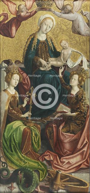 The Virgin and Child with Saint Margaret and Saint Catherine, 1500. Creator: Unknown.