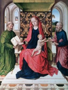 The Virgin and Child with Saints 1460's. Artist: Dieric Bouts