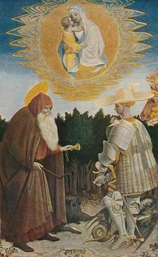 The Virgin and Child with Saints 1435, (1909). Artist: Pisanello