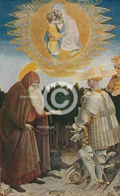 'The Virgin and Child with Saints', 1435, (1909). Artist: Pisanello.