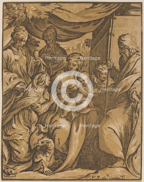 The Virgin and Child with Saints. Creator: Giuseppe Nicola Rossigliani.