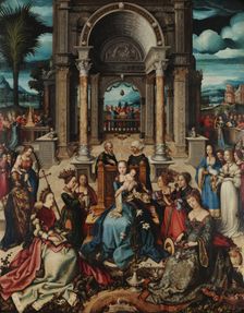 The Virgin and Child with Saints. Creator: Holbein, Hans, the Elder (1465-1524)