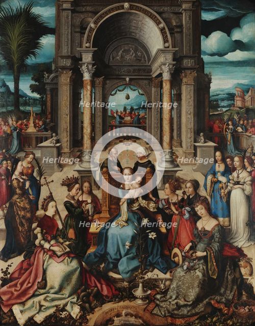 The Virgin and Child with Saints. Creator: Holbein, Hans, the Elder (1465-1524).