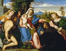 The Virgin and Child with Saints and a Donor, ca 1518-1520