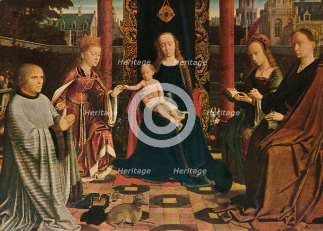 'The Virgin and Child with Saints and Donor', 1510, (1909). Artist: Gerard David.