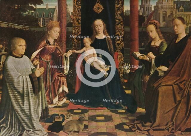 'The Virgin and Child with Saints and Donor', 1510, (1909). Artist: Gerard David.