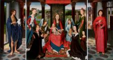The Virgin and Child with Saints and Donors (The Donne Triptych) c1478 (1927). Creator: Dieric Bouts