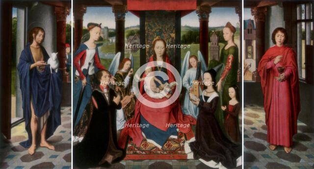 'The Virgin and Child with Saints and Donors (The Donne Triptych)', c1478 (1927).  Creator: Dieric Bouts.