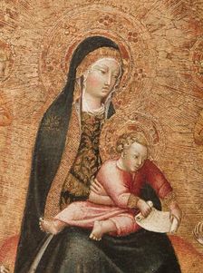 The Virgin and Child with Saints and the Annunciation (image 11 of 14), between c.1427 and c.1430. Creator: Giovanni di Paolo