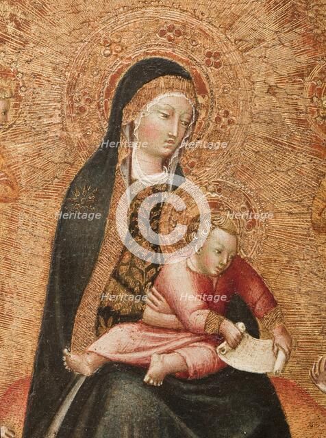 The Virgin and Child with Saints and the Annunciation (image 11 of 14), between c.1427 and c.1430. Creator: Giovanni di Paolo.