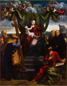 The Virgin and Child with Saints, First Half of 16th cen.