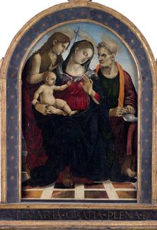 The Virgin and Child with Saints John the Baptist and John the Evangelist, c. 1490