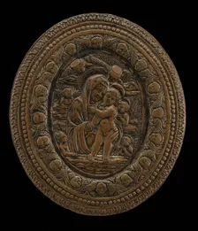 The Virgin and Child with Six Angels, 15th century. Creator: Unknown
