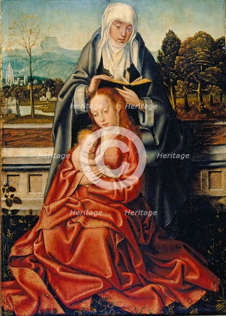 The Virgin and Child with St Anne, 15th century. Artists: Unknown, Virgin Mary.