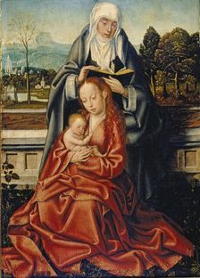 The Virgin and Child with St Anne, 15th century. Artists: Unknown, Virgin Mary