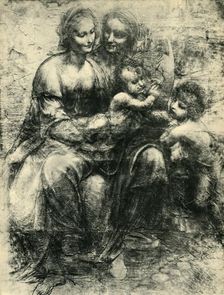 The Virgin and Child with St Anne and St John the Baptist, 1499-1500, (1943). Creator: Leonardo da Vinci