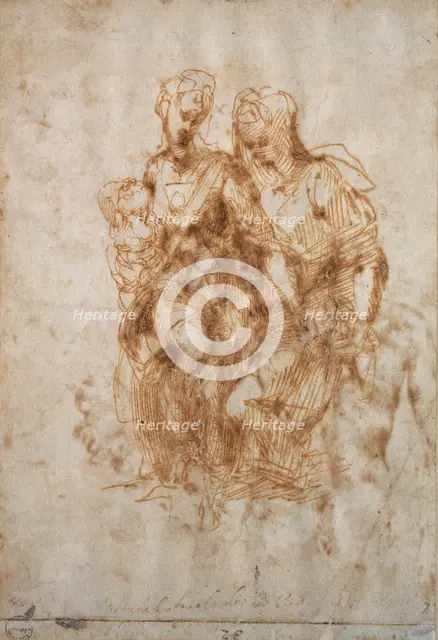 The Virgin and Child with St Anne, c1500-1520. Artist: Raphael.