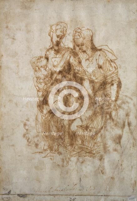 The Virgin and Child with St Anne, c1500-1520. Artist: Raphael.