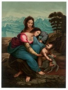 The Virgin and Child with St Anne c1510 (1870). Artist: Franz Kellerhoven