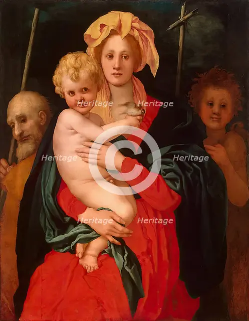 The Virgin and Child with St Joseph and St John the Baptist, 1522. Creator: Jacopo Pontormo.