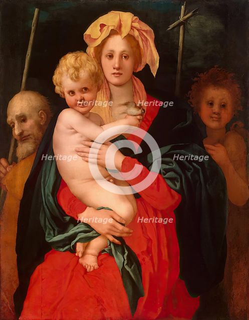 The Virgin and Child with St Joseph and St John the Baptist, 1522. Creator: Jacopo Pontormo.