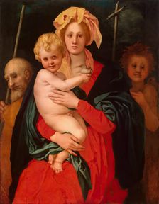The Virgin and Child with St Joseph and St John the Baptist, 1522. Creator: Jacopo Pontormo