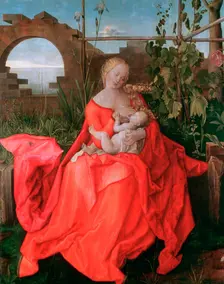 The Virgin and Child, The Madonna with the Iris 1500-1510. Artist: Albrecht Dürer